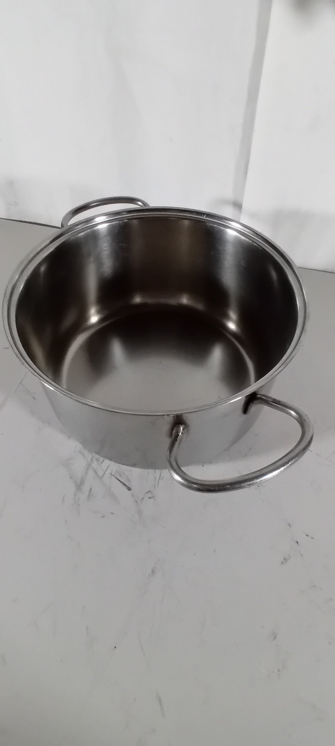 Pentola usata in acciaio con manici diametro 25cm Attrezzatura da ristorazione usata Sd Service Store