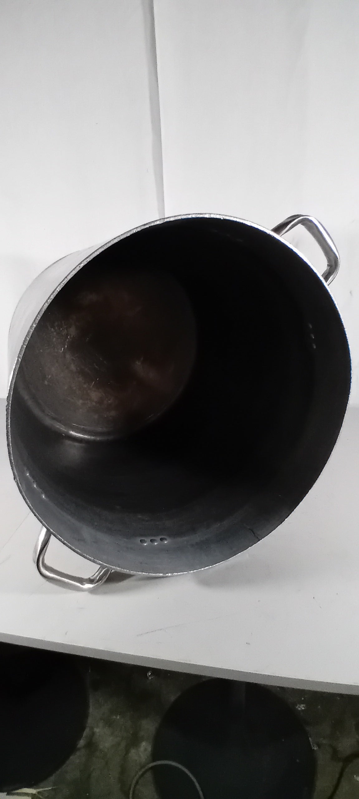 Pentola usata in alluminio con manici diametro 43cm Attrezzatura da ristorazione usata Sd Service Store