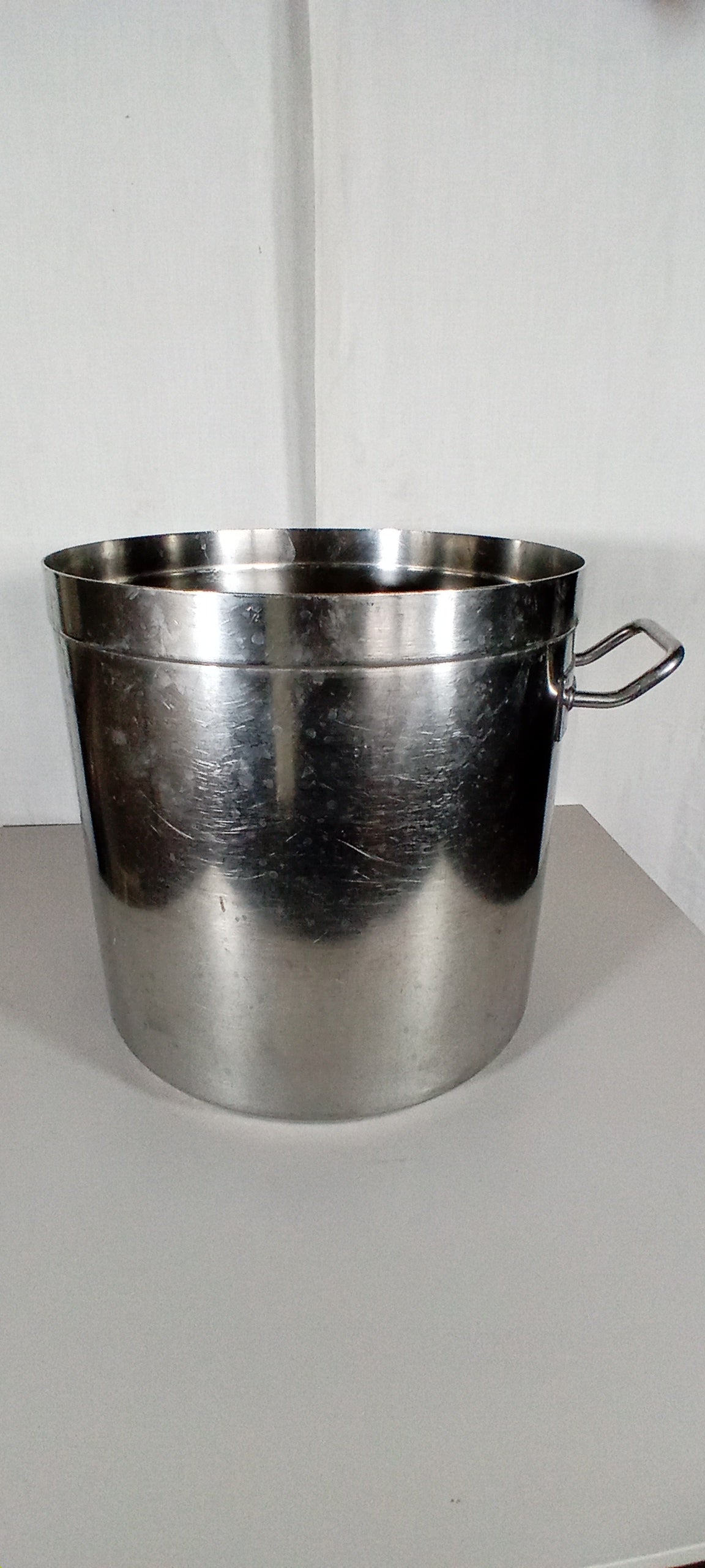 Pentola in acciaio inox con manico, Ø 32 cm; H 33 cm, usata per la ristorazione Attrezzatura da ristorazione usata Sd Service Store
