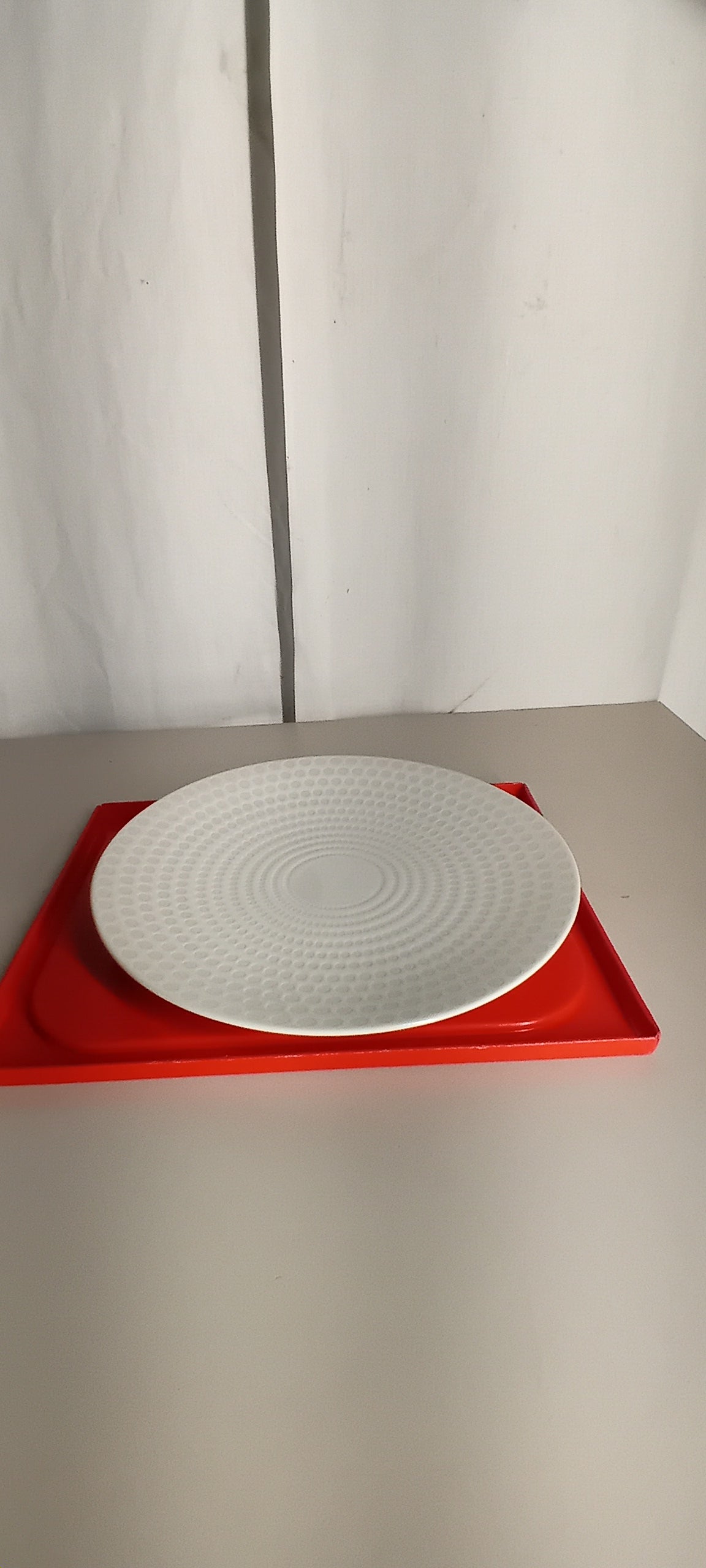 Piatto piano, Ø 28 cm; set 5 pezzi venduti in blocco, usato per la ristorazione Attrezzatura da ristorazione usata Sd Service Store
