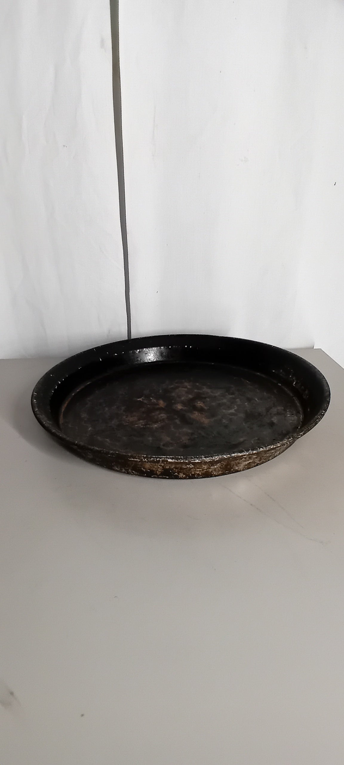 Teglia usata in rame stagnato, venduta insieme al coperchio in alluminio, diametro 40cm, altezza 5cm Attrezzatura da ristorazione usata Sd Service Store