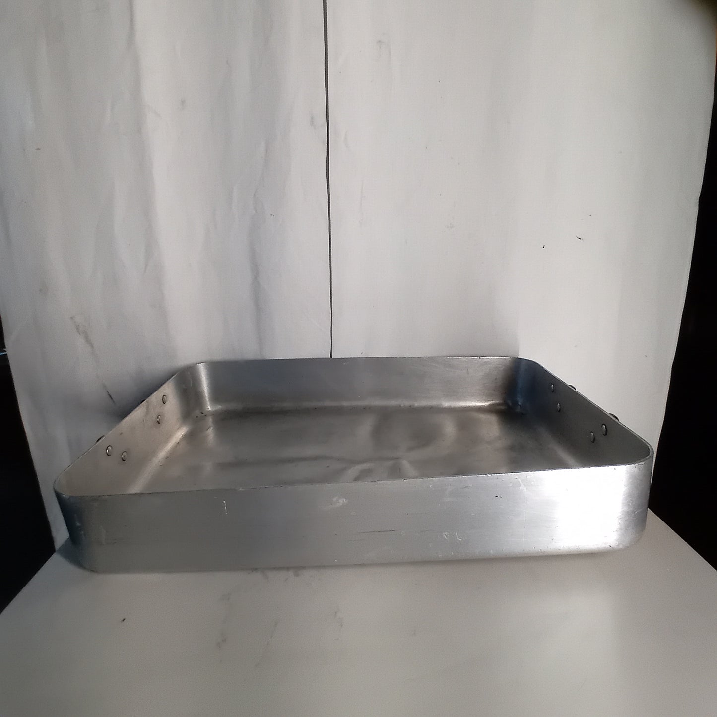 Teglia forno usata in alluminio con 1 manico 60x44cm altezza 10cm Attrezzatura da ristorazione usata Sd Service Store