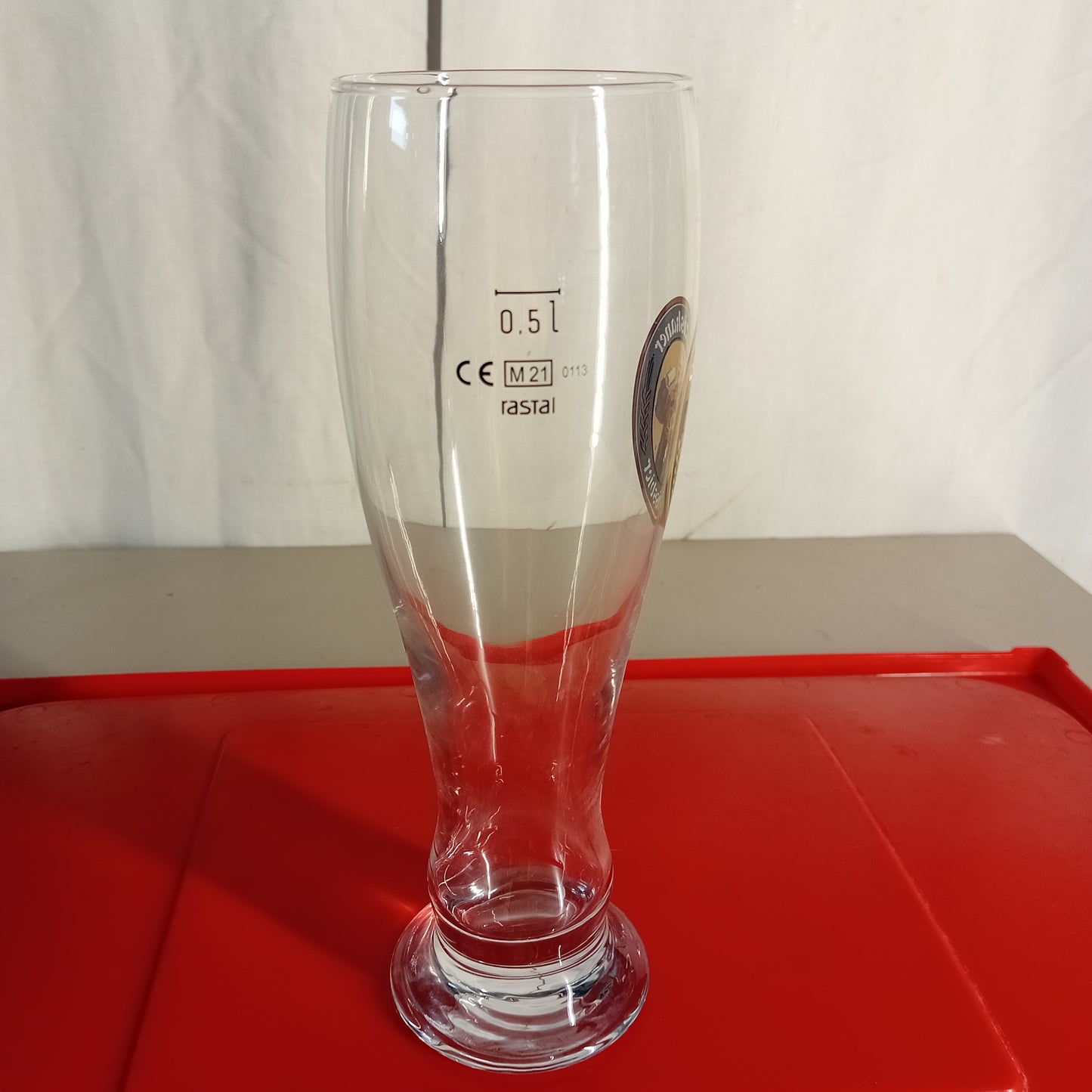 Bicchieri birra in vetro usati da 0,5l. Franziskanier , set da 6 pezzi Attrezzatura da ristorazione usata Sd Service Store