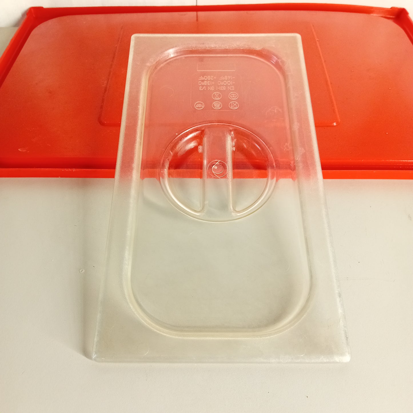 Coperchio usato in policarbonato con maniglia per gastronorm 32x17cm gn 1/3 Attrezzatura da ristorazione usata Sd Service Store