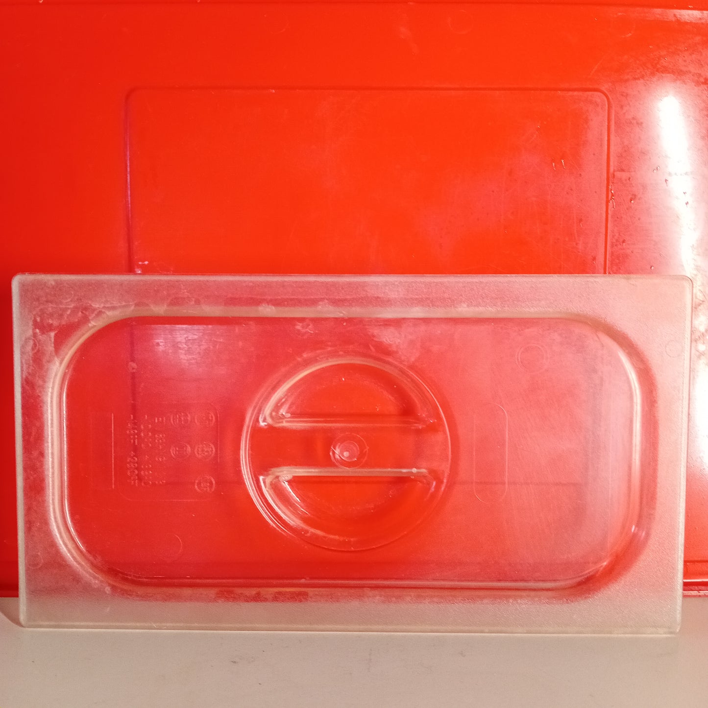 Coperchio usato in policarbonato con maniglia per gastronorm 32x17cm gn 1/3 Attrezzatura da ristorazione usata Sd Service Store