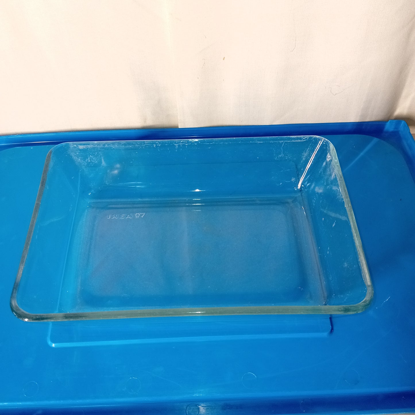 Pirofila da forno usata in vetro trasparente, 27x18cm capacità 1.5l Sd Service Store