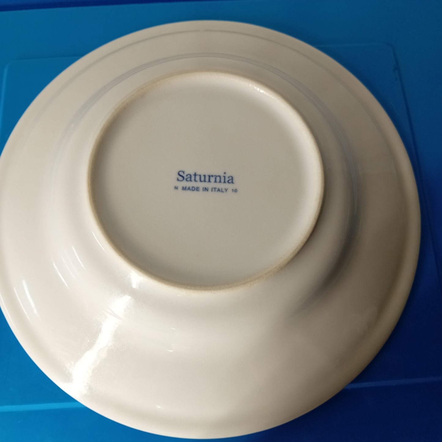 Piatto piano usato in porcellana Saturnia diametro 20cm Sd Service Store