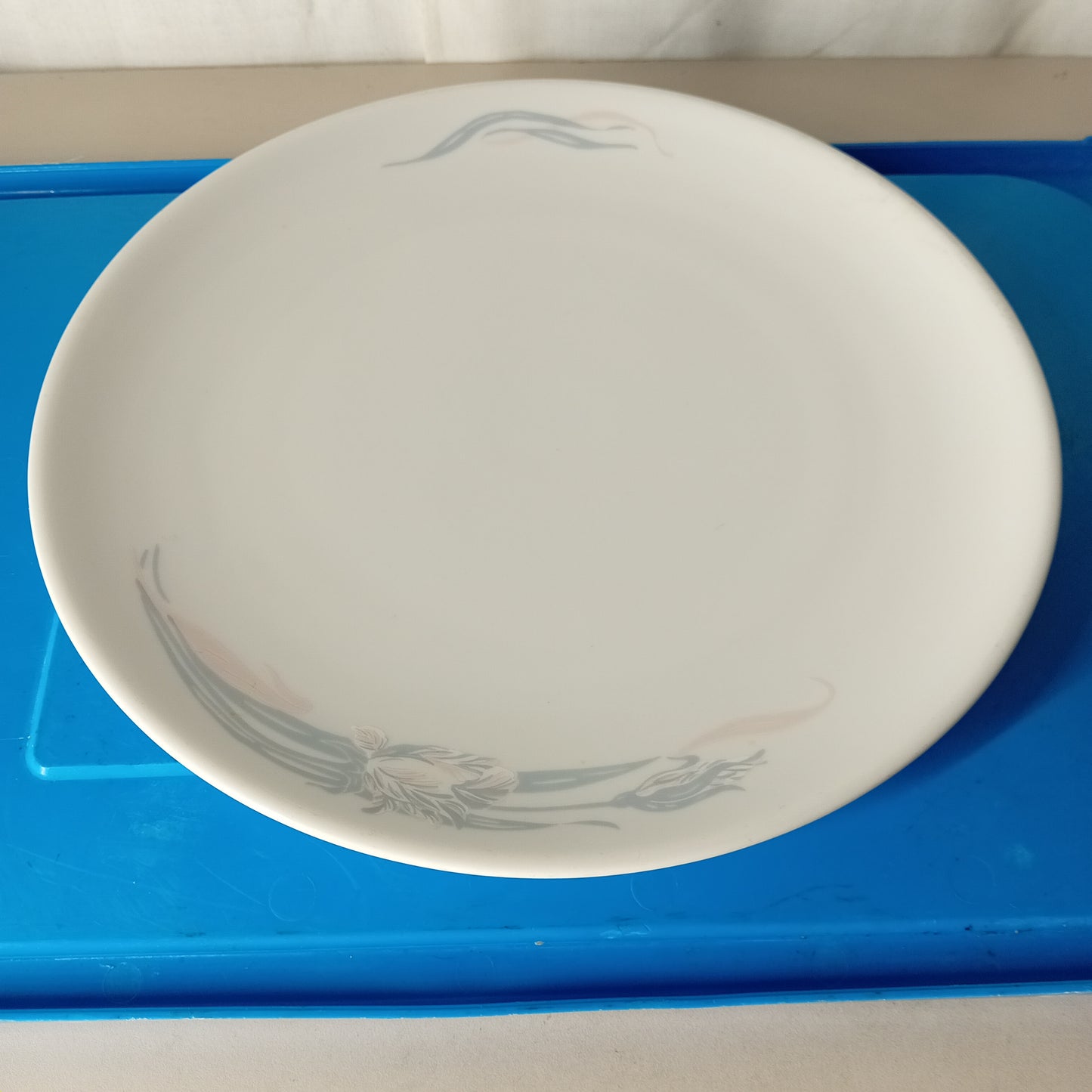 Piatto piano in ceramica, Ø 30 cm; colore bianco o fantasia a fiori, usato per la ristorazione Ristorazione Sd Service Store