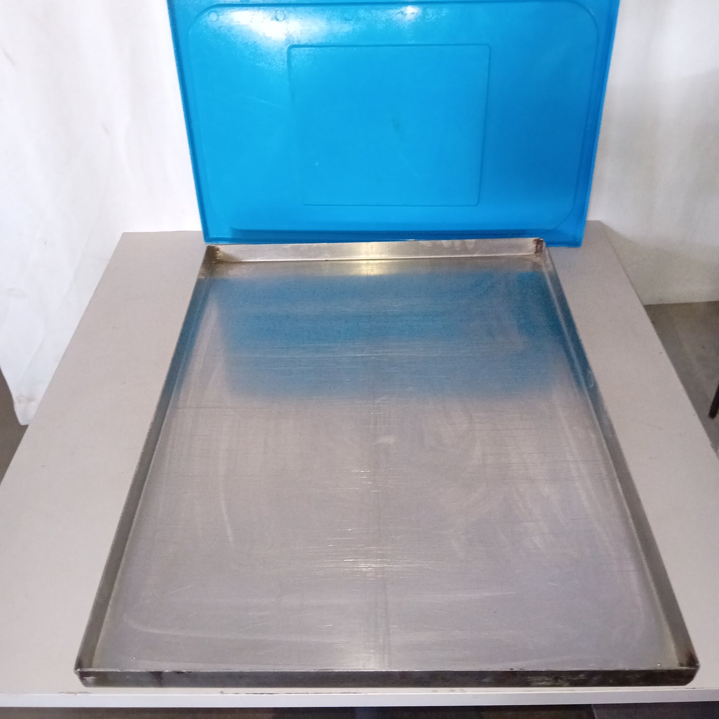 Teglia usata in acciaio 60x45cm altezza 2,5cm Attrezzatura da ristorazione usata Sd Service Store