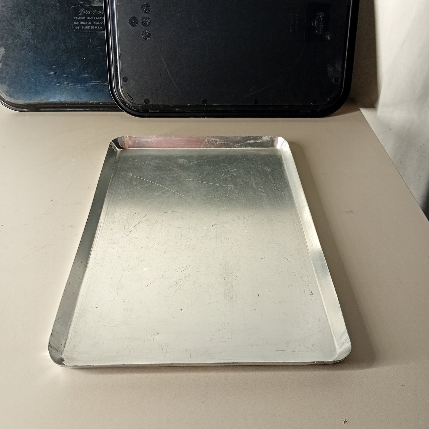 Teglia usata in alluminio 40x27,5cm , altezza 1,5 cm Attrezzatura da ristorazione usata Sd Service Store