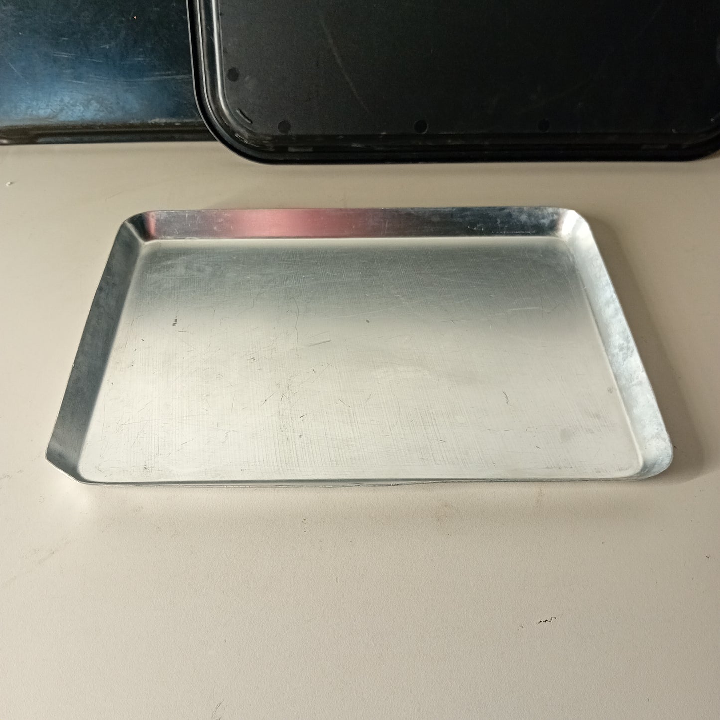 Teglia usata in alluminio 31x22,5cm, altezza 2cm Attrezzatura da ristorazione usata Sd Service Store