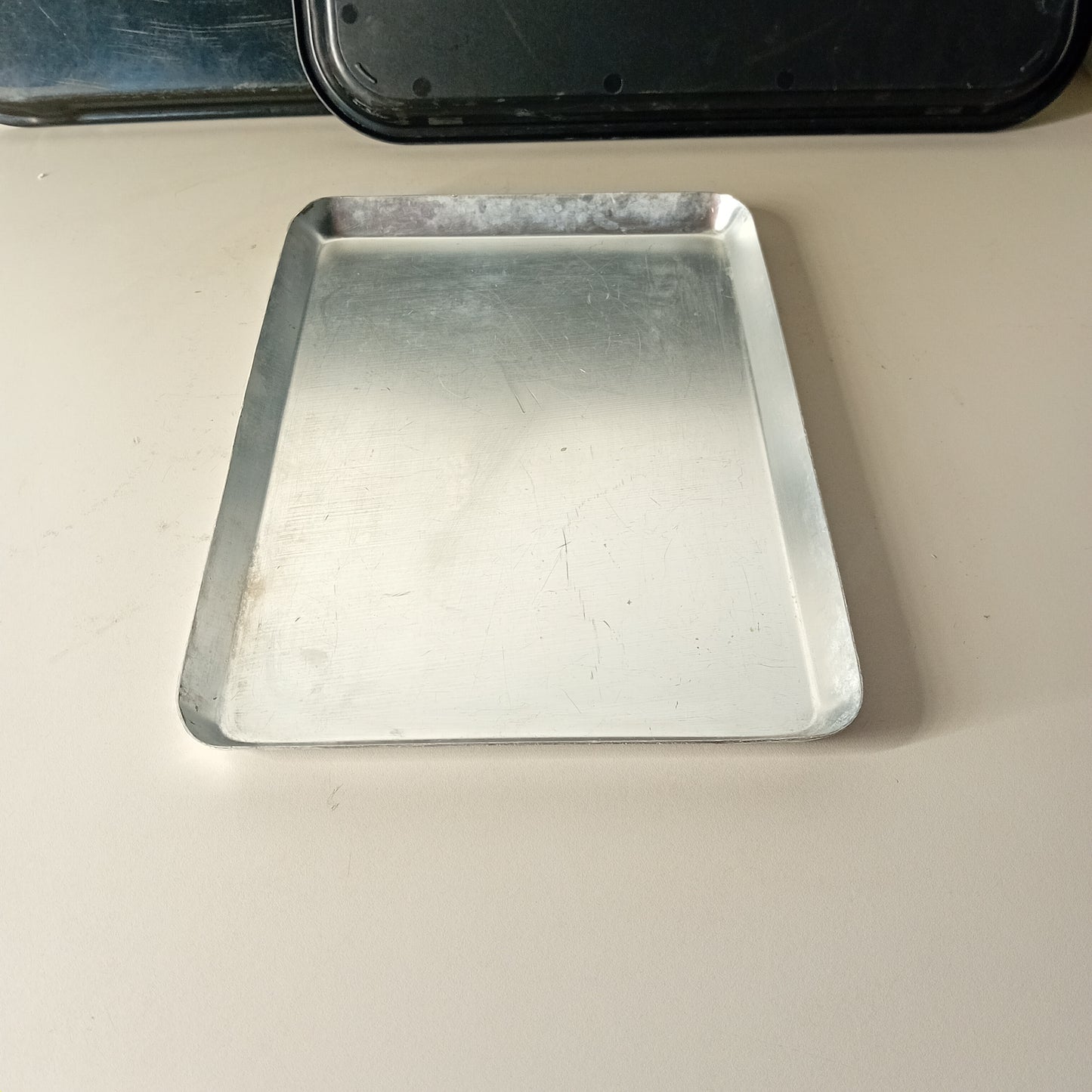 Teglia usata in alluminio 31x22,5cm, altezza 2cm Attrezzatura da ristorazione usata Sd Service Store