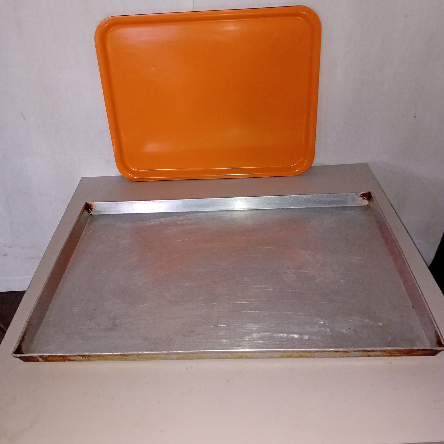 Teglia usata in alluminio 60x40cm altezza 2,5cm Attrezzatura da ristorazione usata Sd Service Store