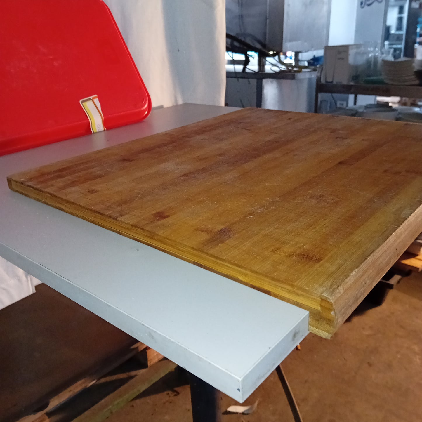 Tagliere in legno usato 54x45cm altezza 3cm Attrezzatura da ristorazione usata Sd Service Store