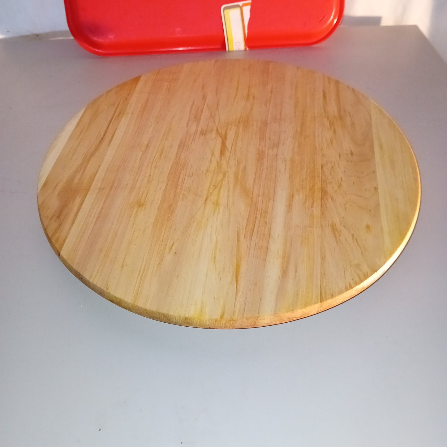 Tagliere circolare in legno girevole diametro 39cm Attrezzatura da ristorazione usata Sd Service Store