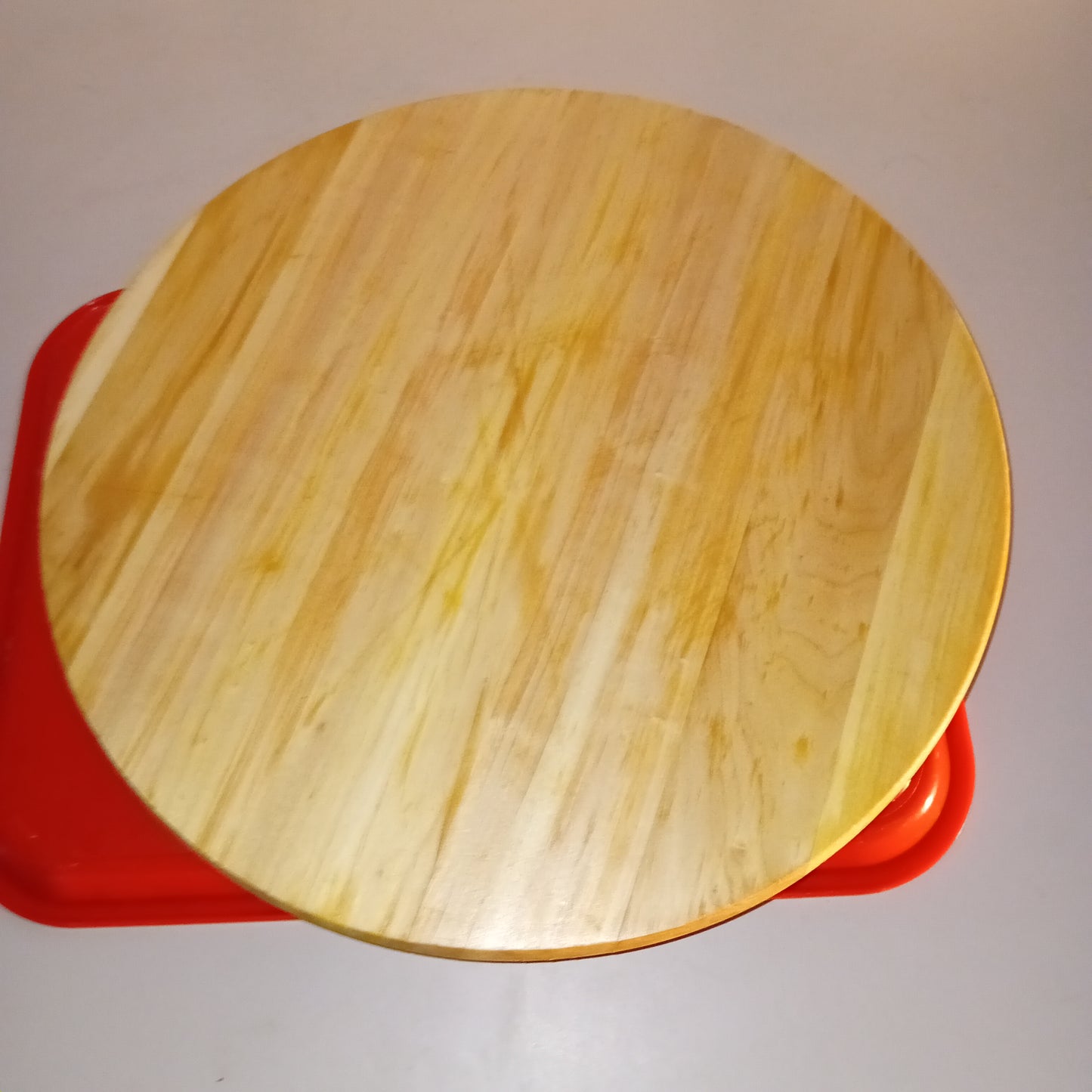 Tagliere circolare in legno girevole diametro 39cm Attrezzatura da ristorazione usata Sd Service Store