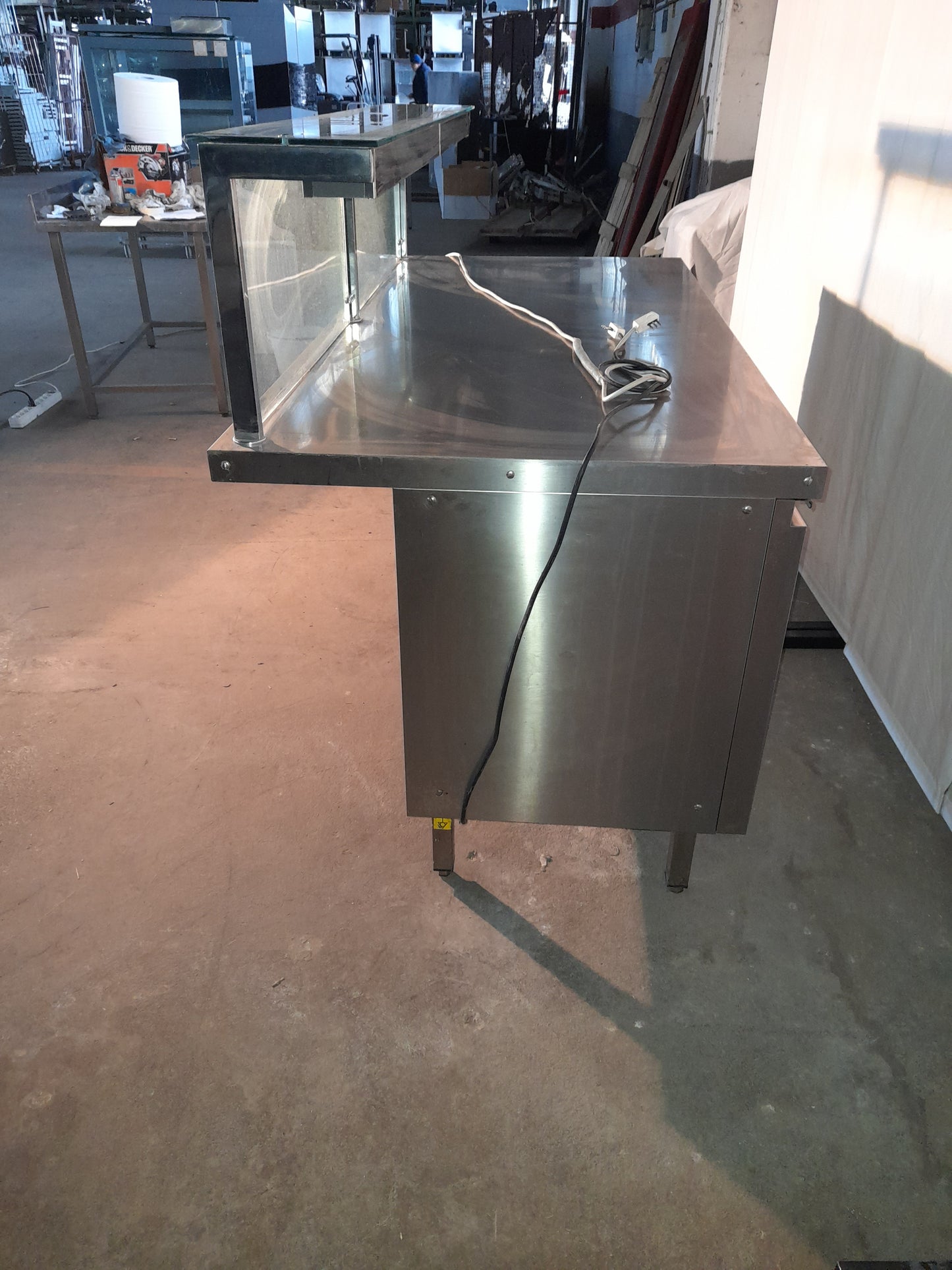 Banco espositore refrigerato usato con vetri (4 cassetti e 1 sportello) (misure nelle foto) Attrezzatura da ristorazione usata Sd Service Store