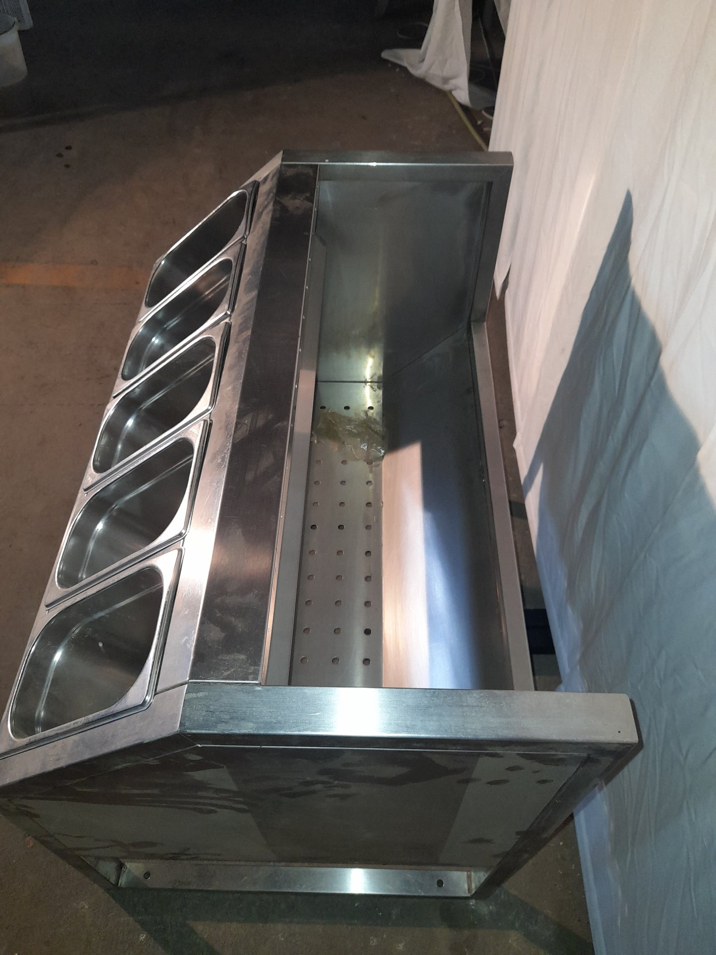 Porta posate e pane usato in acciaio aisi 304 (misure L90 P 60 Alto 85) Attrezzatura da ristorazione usata Sd Service Store