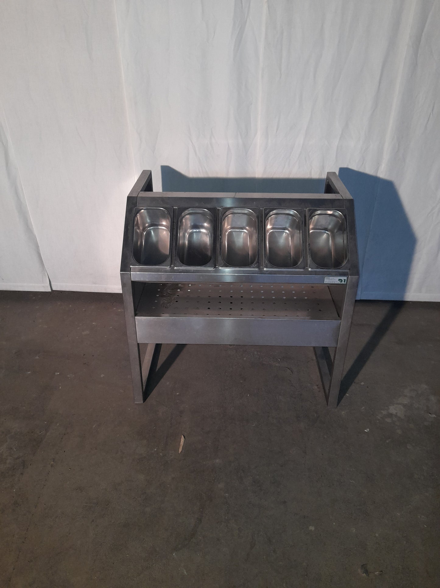 Porta posate e pane usato in acciaio aisi 304 (misure L90 P 60 Alto 85) Attrezzatura da ristorazione usata Sd Service Store