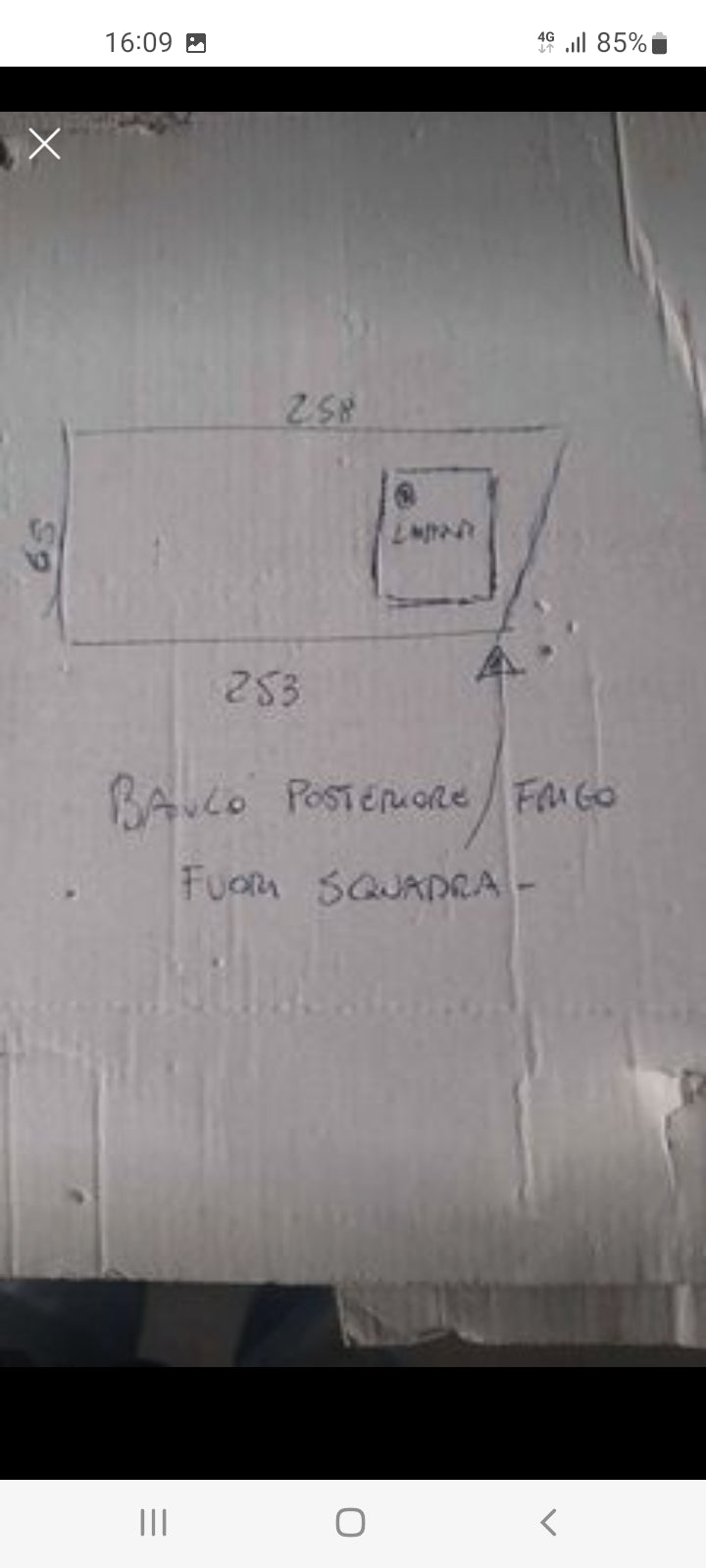 Bancone bar con retrobanco usato (lunghezza del banco bar con marmo 340 cm)  (misure retrobanco in foto) Attrezzatura da ristorazione usata Sd Service Store