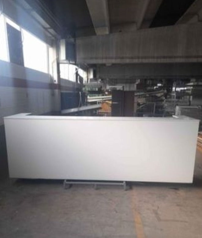 Bancone bar con retrobanco usato (lunghezza del banco bar con marmo 340 cm)  (misure retrobanco in foto) Attrezzatura da ristorazione usata Sd Service Store