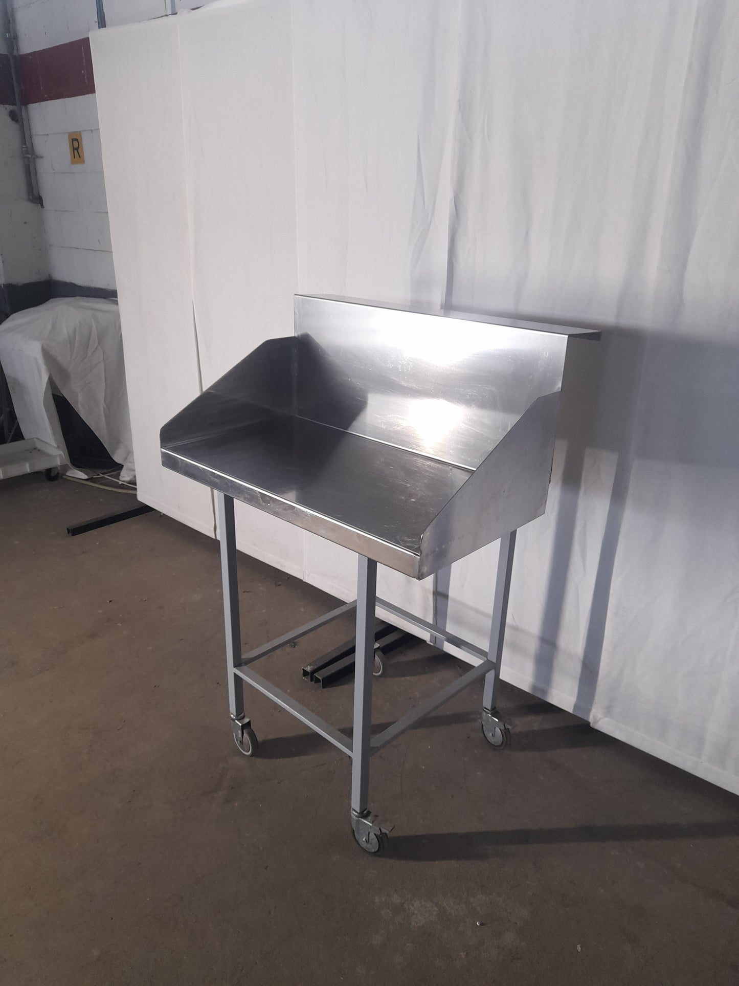 Mensola usata in acciaio inox Aisi 304 misure L 85 P 45 Attrezzatura da ristorazione usata Sd Service Store