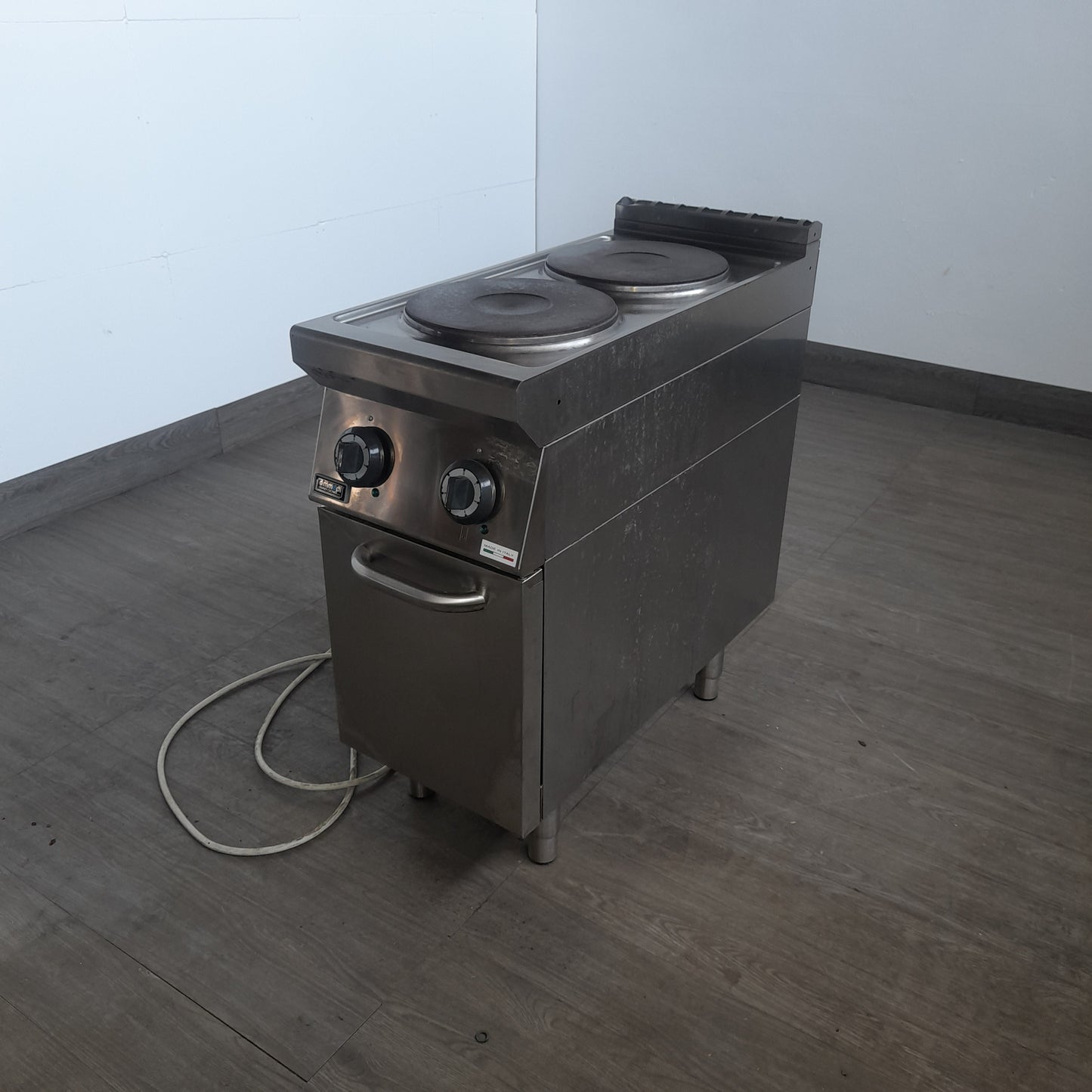 Cucina usata 2 piastre elettrica (380 V) L 40 P 90 Alta 85 Attrezzatura da ristorazione usata Sd Service Store