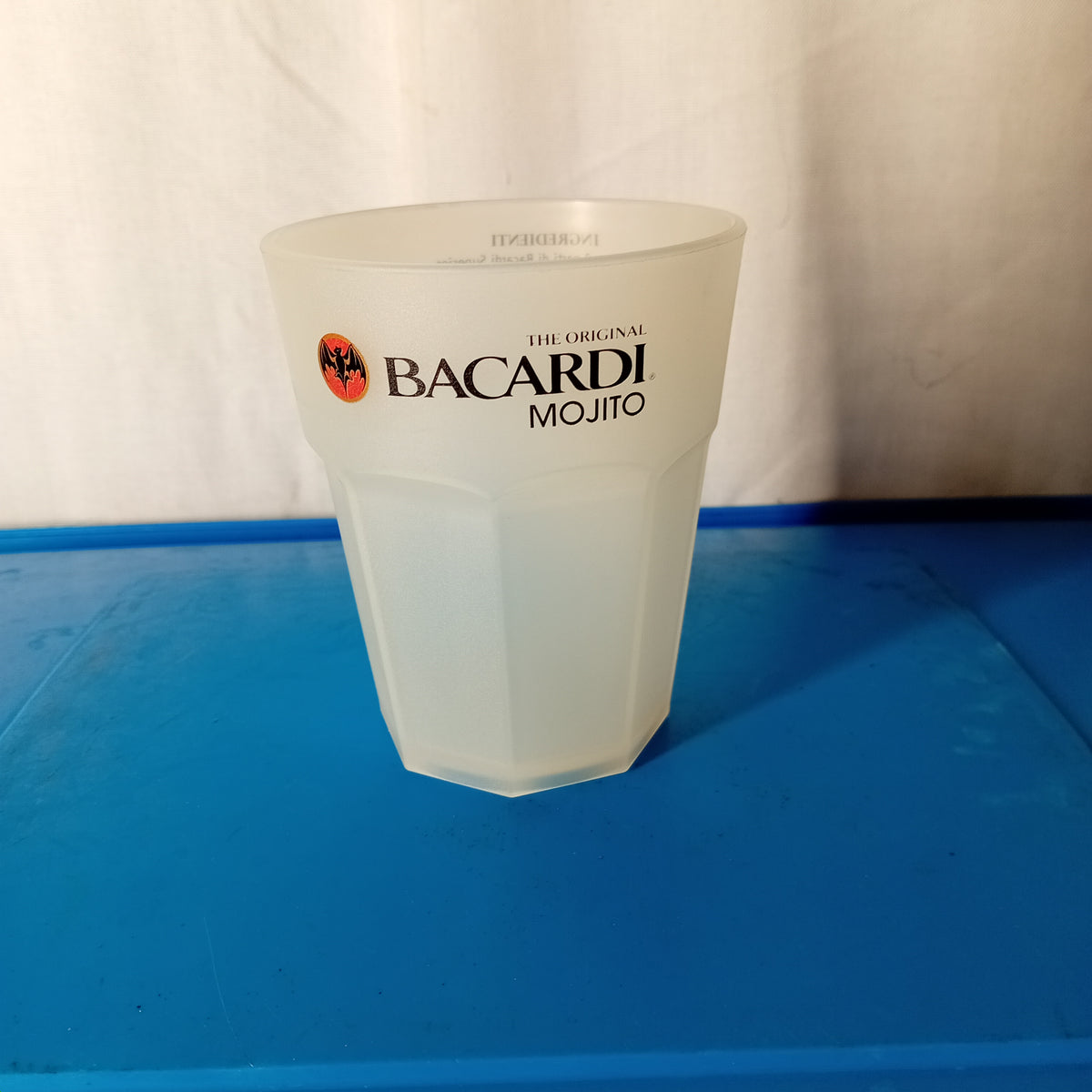 Bicchiere Bacardi Mojito in polipropilene satinato infrangibile — usato Attrezzatura da ristorazione usata Sd Service Store