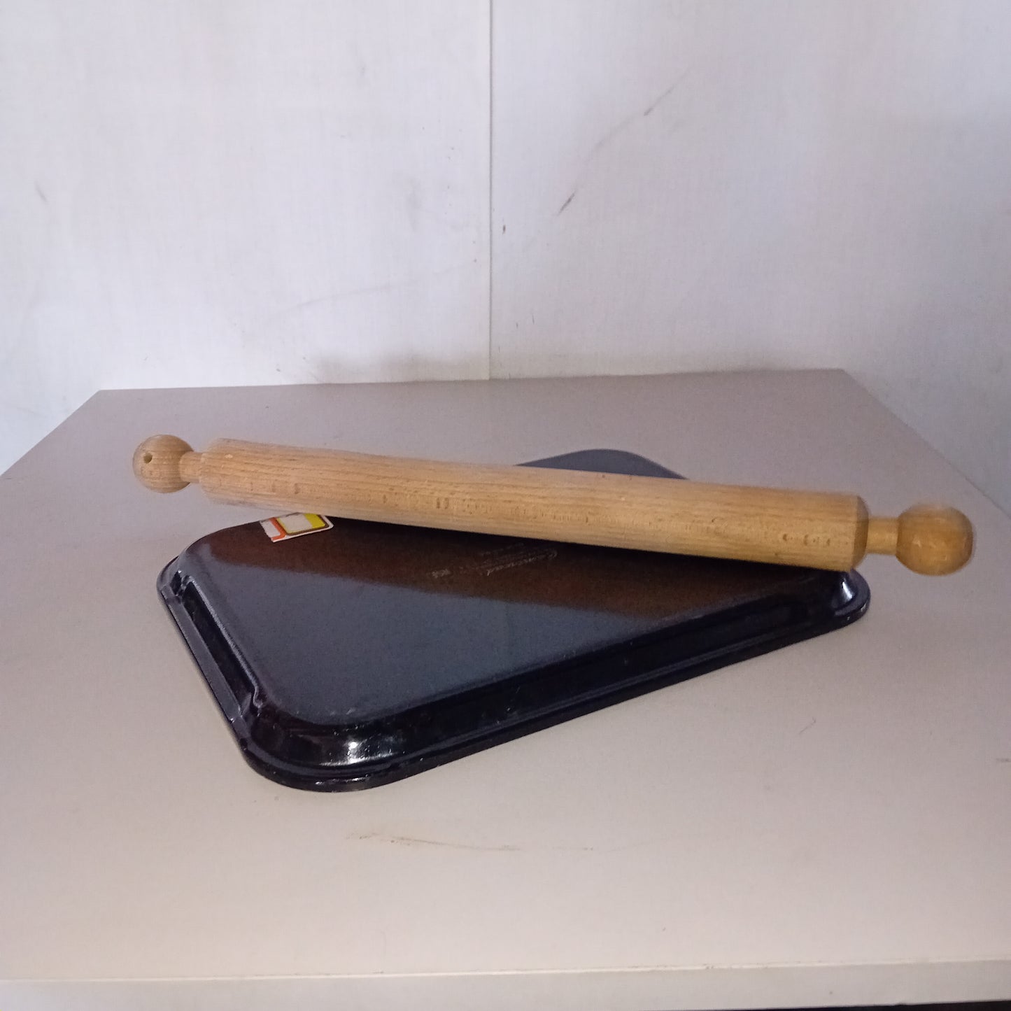 Mattarello in legno, lunghezza 48 cm, usato per la ristorazione Attrezzatura da ristorazione usata Sd Service Store
