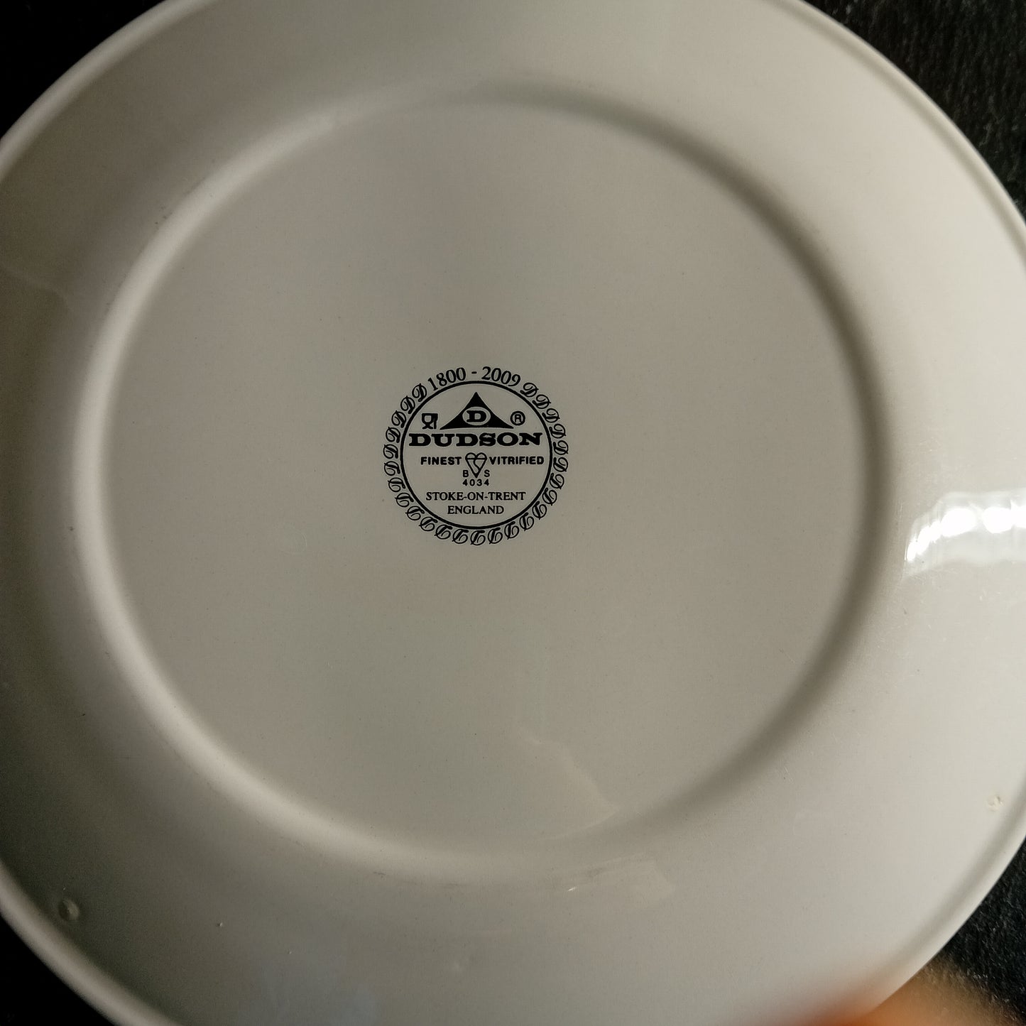 Piatto piano usato in porcellana, diametro 20cm, marca Dudson Ristorazione Sd Service Store