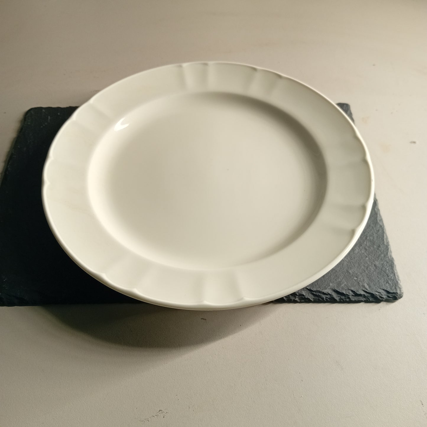 Piatto piano in porcellana, marca Schonwald; Ø 24 cm, usato per la ristorazione Ristorazione Sd Service Store