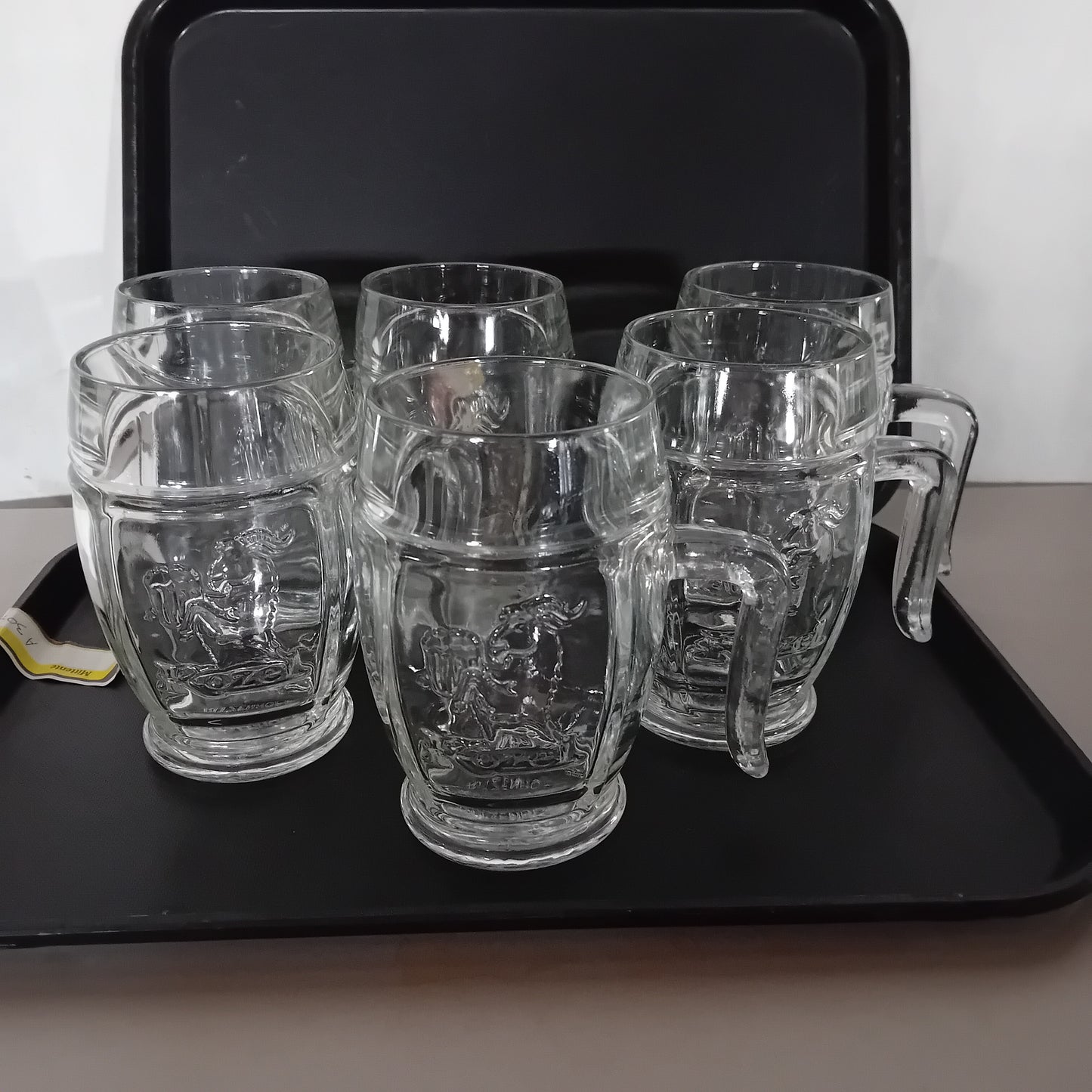 Boccali birra in vetro usati marca Kotzel, 0,5 l. Attrezzatura da ristorazione usata Sd Service Store
