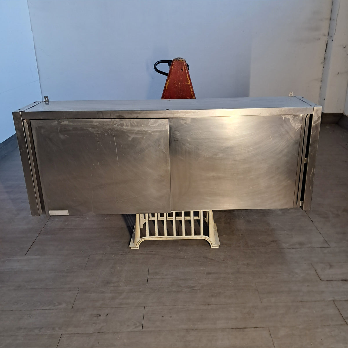 Pensile a muro in acciaio Aisi 304 con 2 sportelli  L 160 P 35 H 60