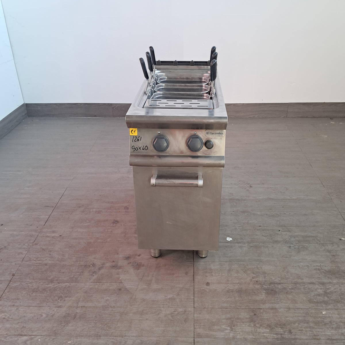 Bollitore Cuocipasta Gas in acciaio Aisi 304 (Marca Electrolux)  L 40 P 90 H 85