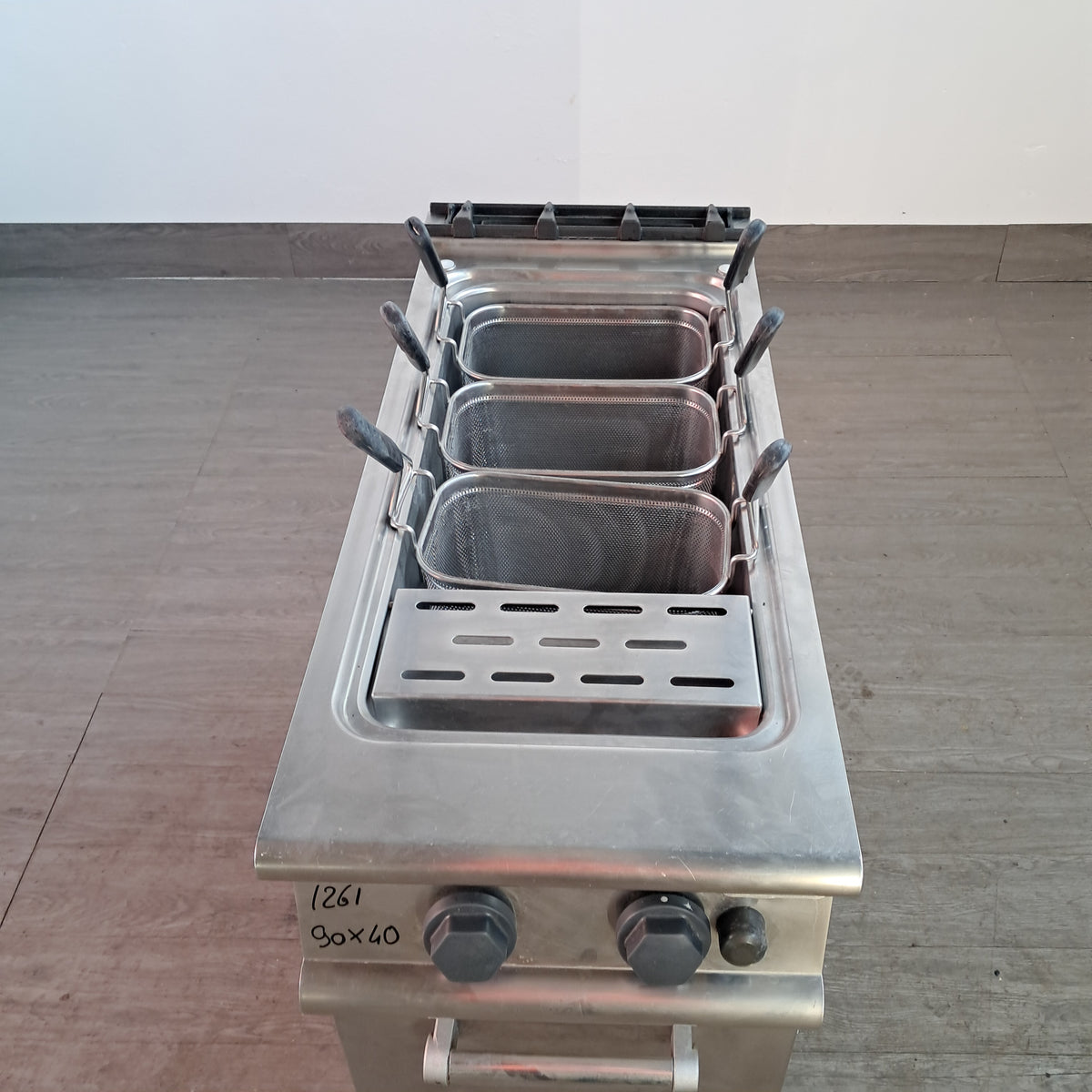 Bollitore Cuocipasta Gas in acciaio Aisi 304 (Marca Electrolux)  L 40 P 90 H 85