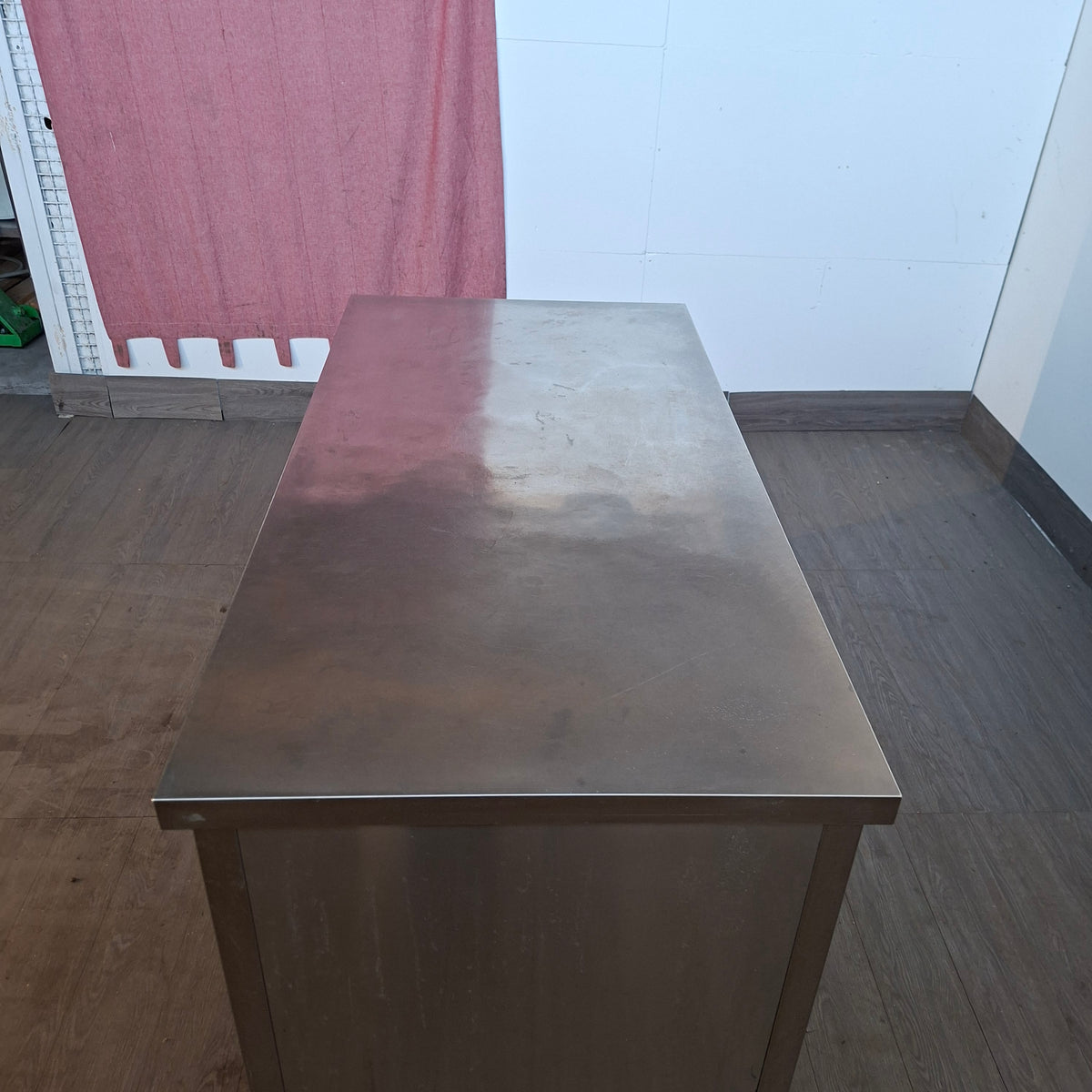 Banco in acciaio per ristorante 2 sportelli L 150 P 70 h 85 Attrezzatura da ristorazione usata Sd Service Store