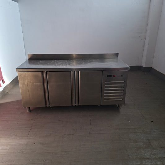 Banco frigorifero positivo 3 sportelli per ristorante L 180 P 70 H 85 Attrezzatura da ristorazione usata Sd Service Store