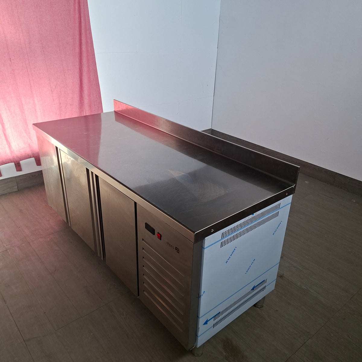 Banco frigorifero positivo 3 sportelli per ristorante L 180 P 70 H 85