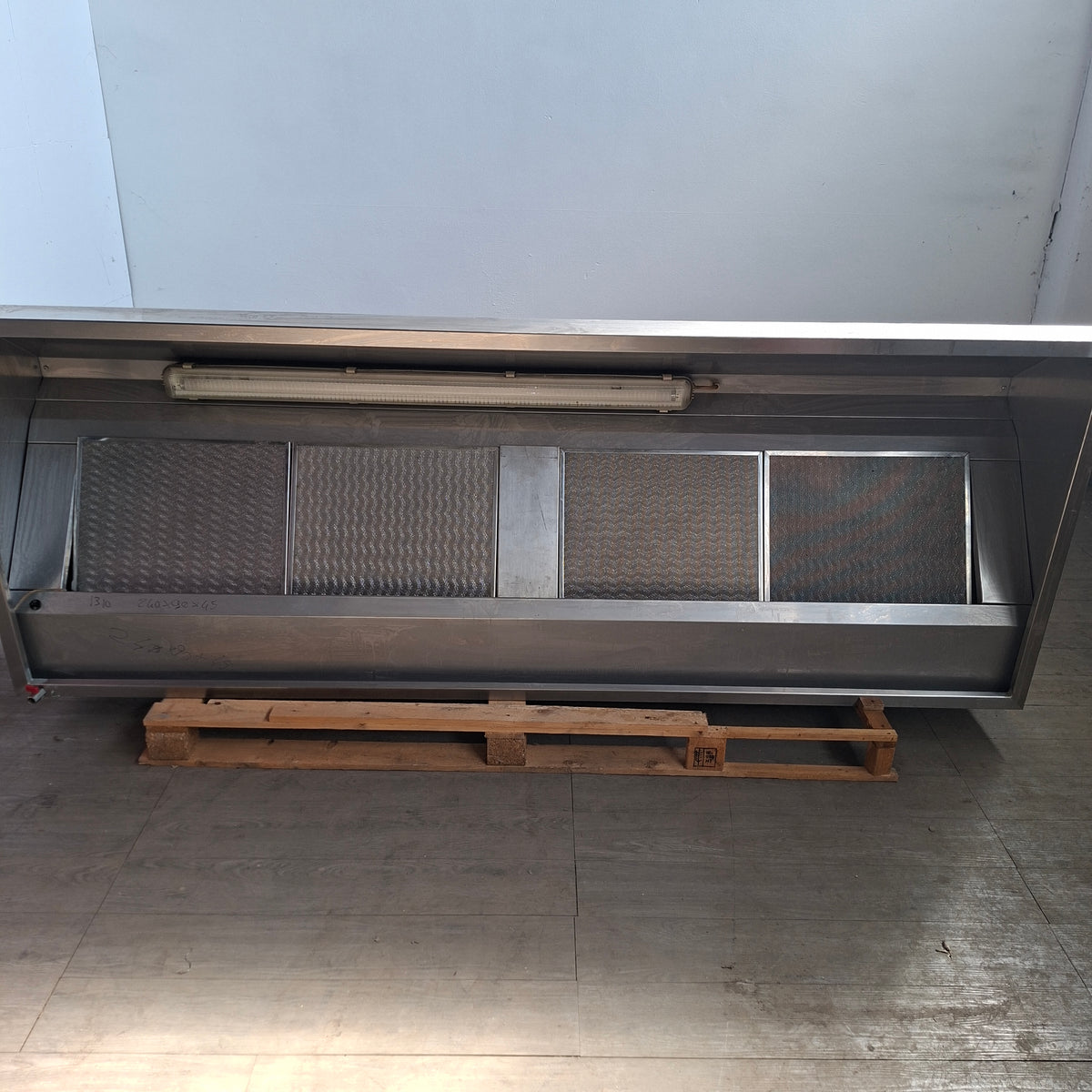 Cappa aspirante per ristorante con motore e regolatore velocita' ( L 240 P 90 H 45)  (220 W)