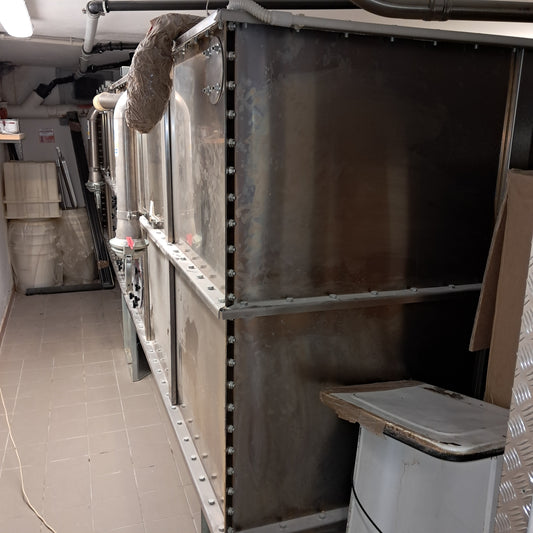 2 silos per farina in acciaio inox AISI 304 — usati per panificio Attrezzatura da ristorazione usata Sd Service Store