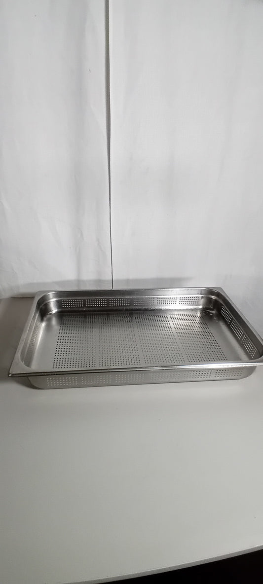 Teglia gastronorm traforata usata 53x32 cm altezza 6,5cm Attrezzatura da ristorazione usata Sd Service Store   