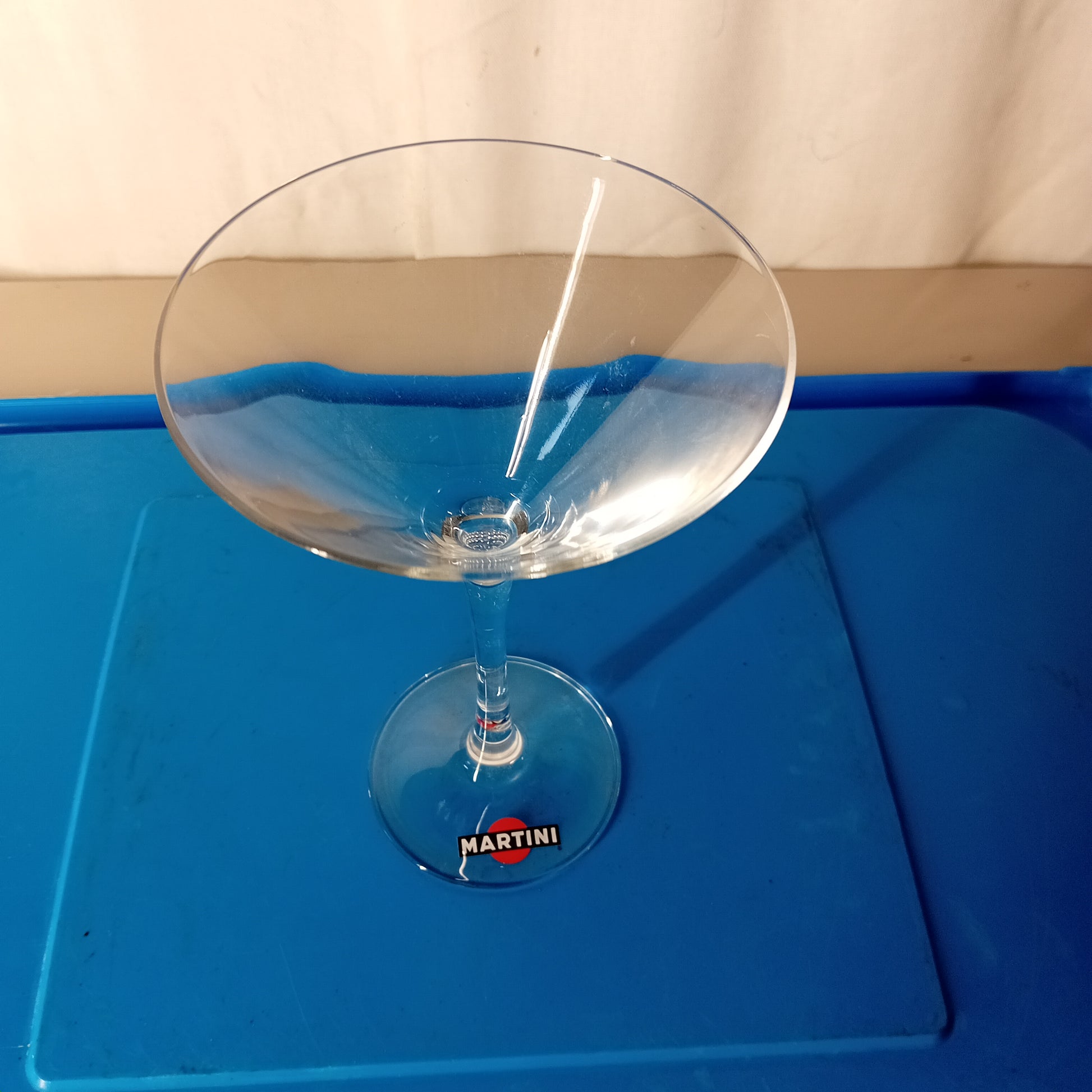 Calici in vetro Martini usati, set composto da 6pz., diametro 11cm Attrezzatura da ristorazione usata Sd Service Store