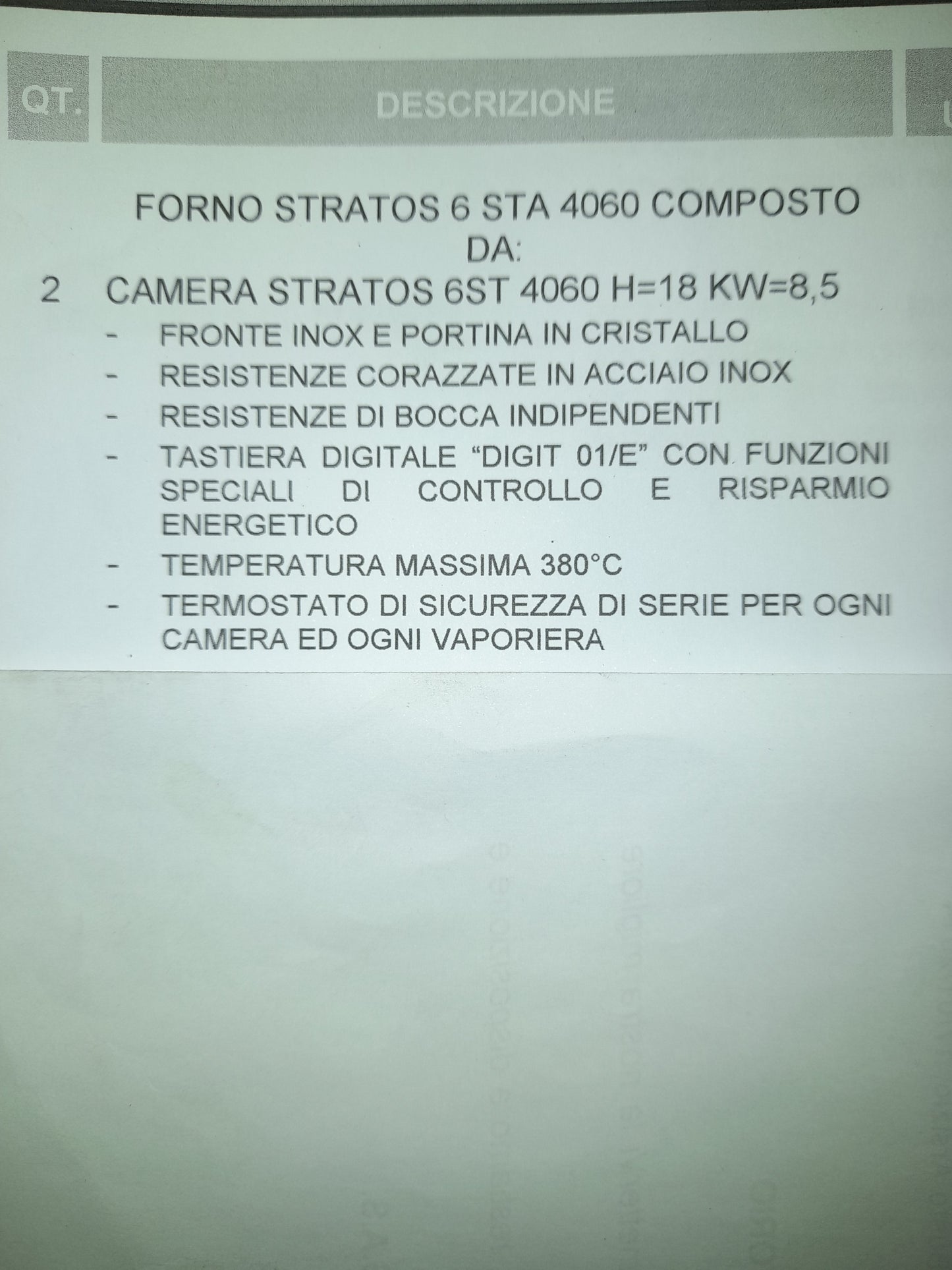 Forno elettrico usato 2 camere per pizza ( marca POLIN corrente 380 v ) misure est. L 173 P 161 Alto 186 (mis camera 136x125x18) Attrezzatura da ristorazione usata Sd Service Store   