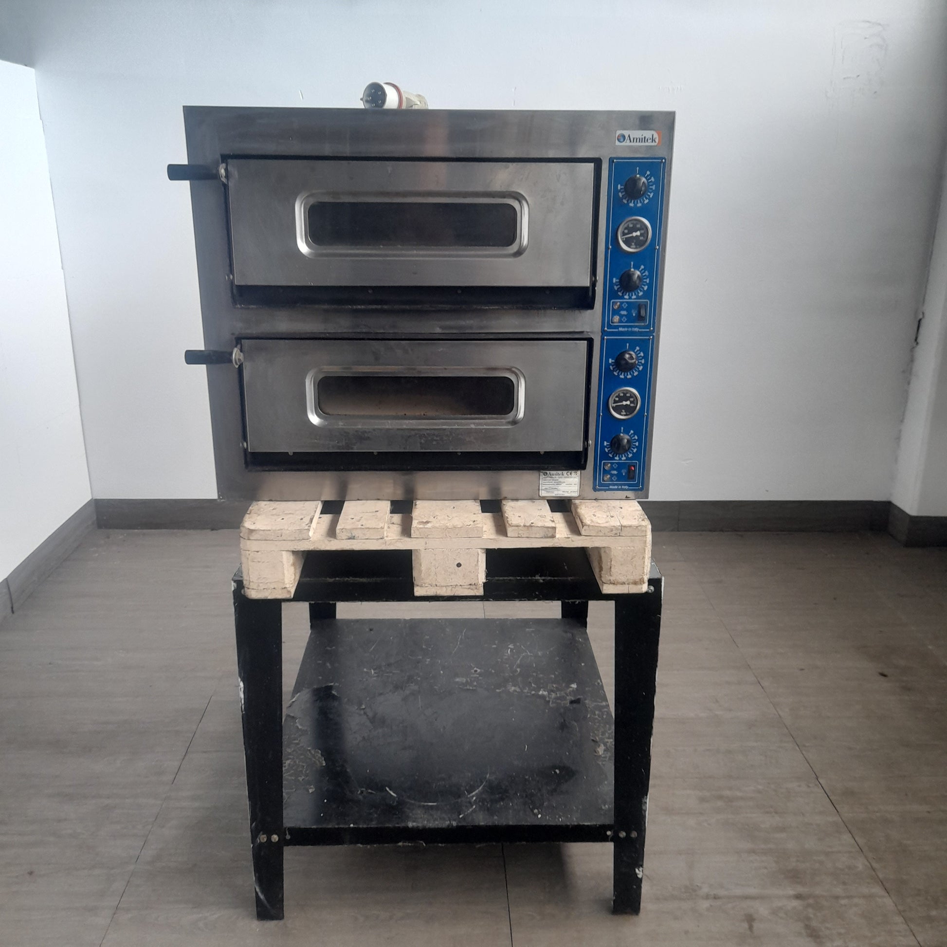 Forno per pizzeria elettrico usato ( 2 camere 4+4 ) corrente 380 v (marca AMITEK) Attrezzatura da ristorazione usata Sd Service Store   