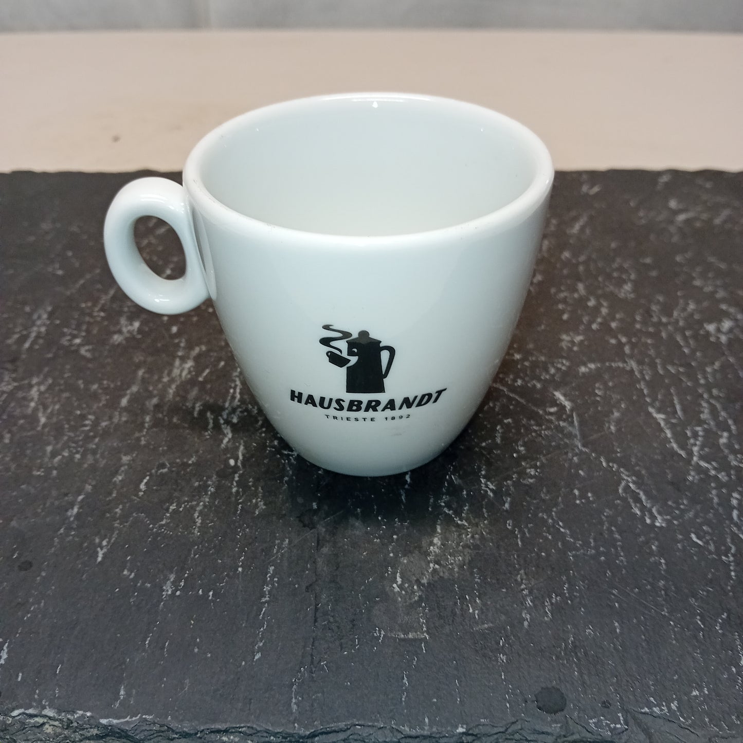 Set da 6 tazze da cappuccino , con piattino, marca Caffè Hausbrandt,usate per la risorazione Attrezzatura da ristorazione usata Sd Service Store