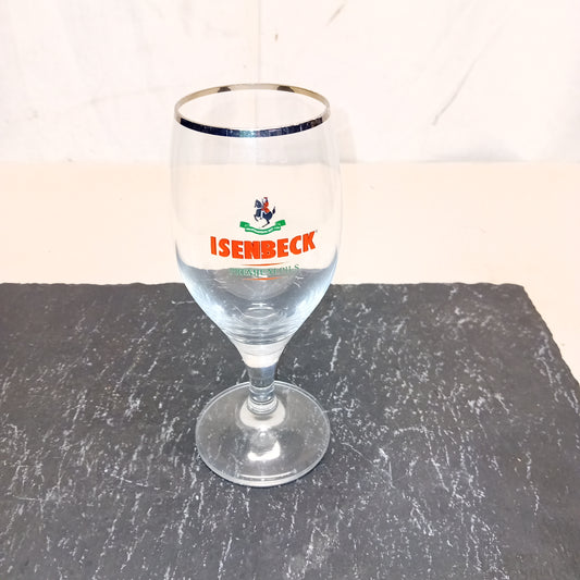 Bicchiere in vetro da 0,2l., marca Isenbeck Premium Pils,usato per la risorazione Attrezzatura da ristorazione usata Sd Service Store