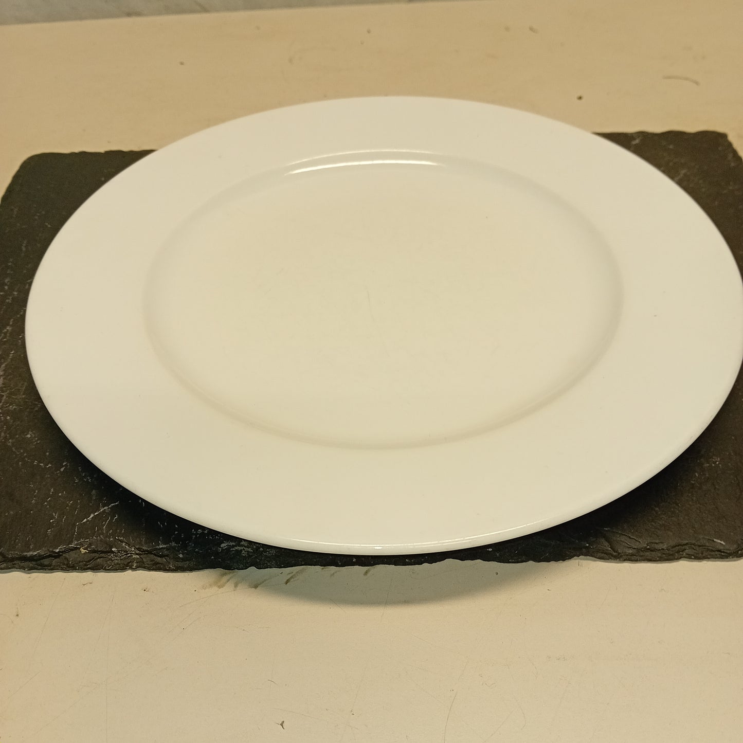 Piatto piano in porcellana diametro 26cm, marca Oceanus Costa Verde,usato per la risorazione Attrezzatura da ristorazione usata Sd Service Store