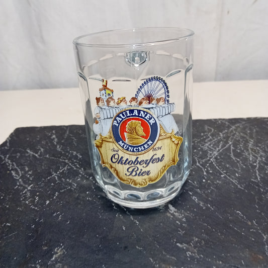 Boccale Birra Paulaner, Oktoberfest Bier, capacità 0,5l.,usato per la risorazione Attrezzatura da ristorazione usata Sd Service Store
