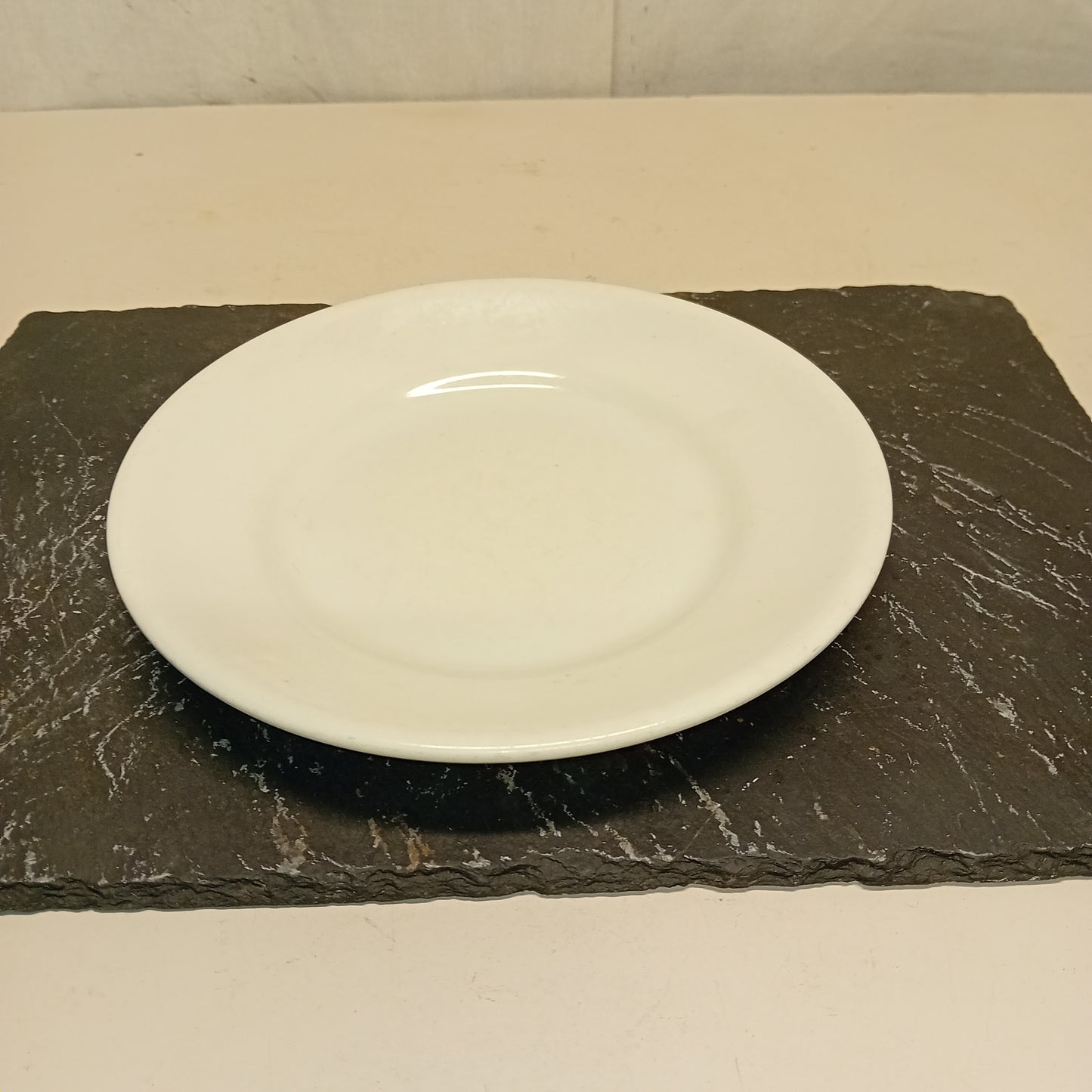 Piatti piani in porcellana, diametro 20cm, marca Saturnia,usati per la ristorazione Attrezzatura da ristorazione usata Sd Service Store
