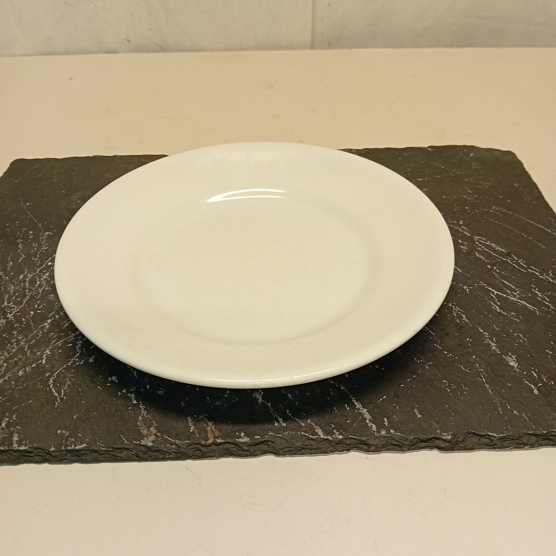 Piatti piani in porcellana, diametro 20cm, marca Saturnia,usati per la ristorazione Attrezzatura da ristorazione usata Sd Service Store